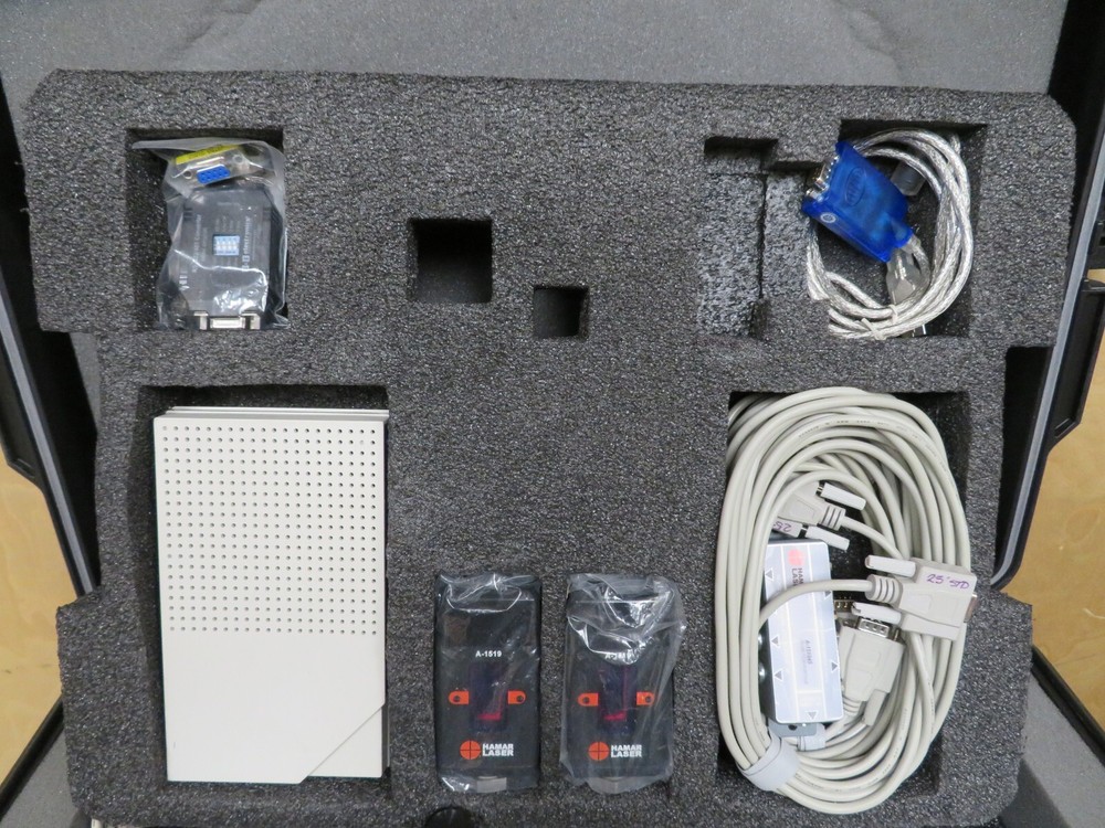 Hamar Precision - model-733 - Triple Scan Laser Alignment System - 3 cases