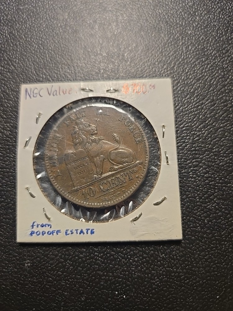 1848 Belgium 10 Centimes