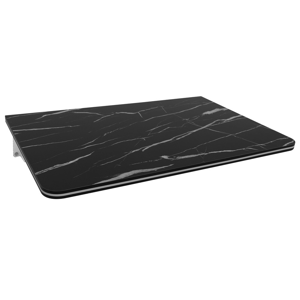 Modern Folding Wall Desk Wall-mounted Folding Table Foldable Table Black Indoor