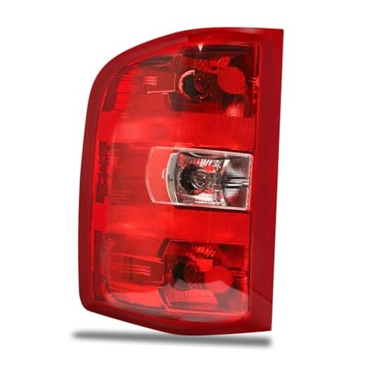 Tail Light Assembly Compatible With 2007-2013 Chevy Left Driver Side Red Border