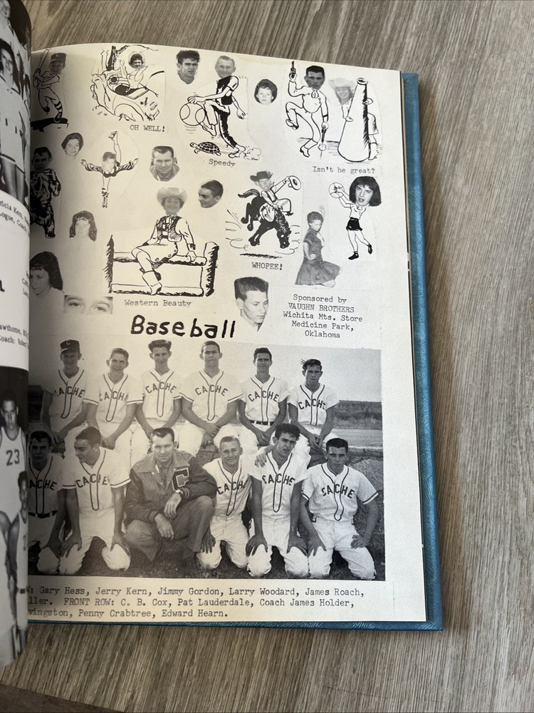 1961 Cache High School Yearbook 1-12 Cache Oklahoma
