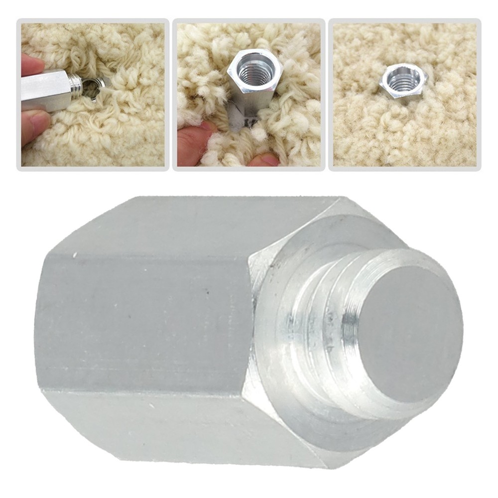 5/8-11 Extender Bolt Adapter for Angle Grinder/ Polisher/ Double Sided Wool Pad