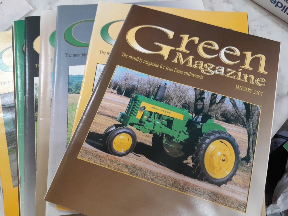 John Deere Green Magazine 2007 Full Year 12 Issues Good Condition
