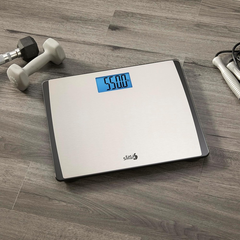 Precision 550 Pound Extra-High Capacity Digital Bathroom Scale, Extra-Wide Platf