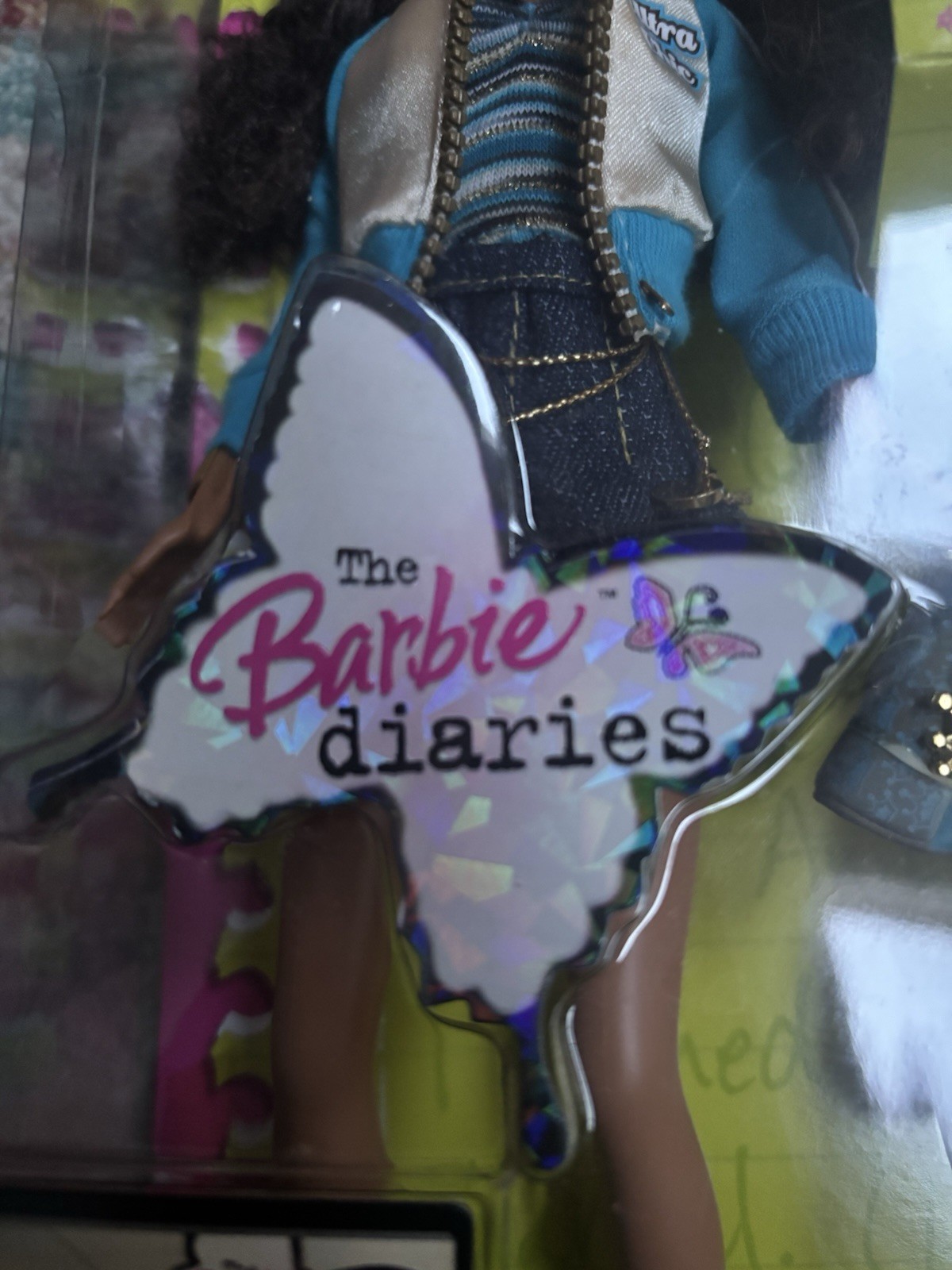 Collectable Tia From The Barbie Diaries 2005 Series Brown Hair Blue Outfit NIB