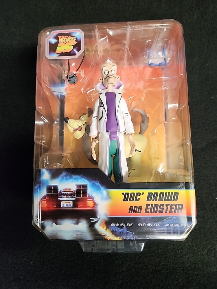 NECA Back to the Future Doc Brown and Einstein Toony Classics 6-Inch Figures
