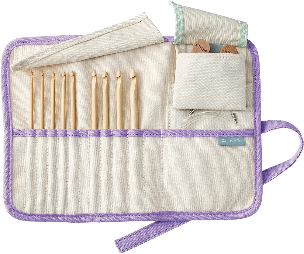 Clover Interchangeable Tunisian Crochet Hook Takumi Combo Set
