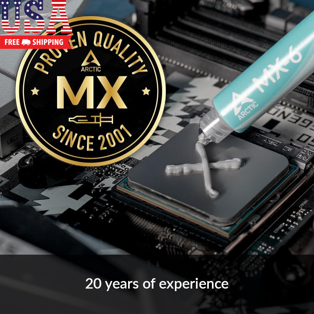 MX-6 (4 G) - Ultimate Performance Thermal Paste for CPU, Consoles, Graphics Card