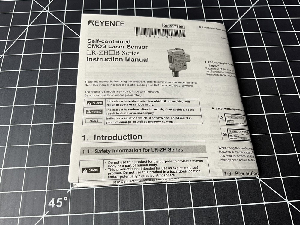 Keyence LR-ZH490CB Distance laser sensor