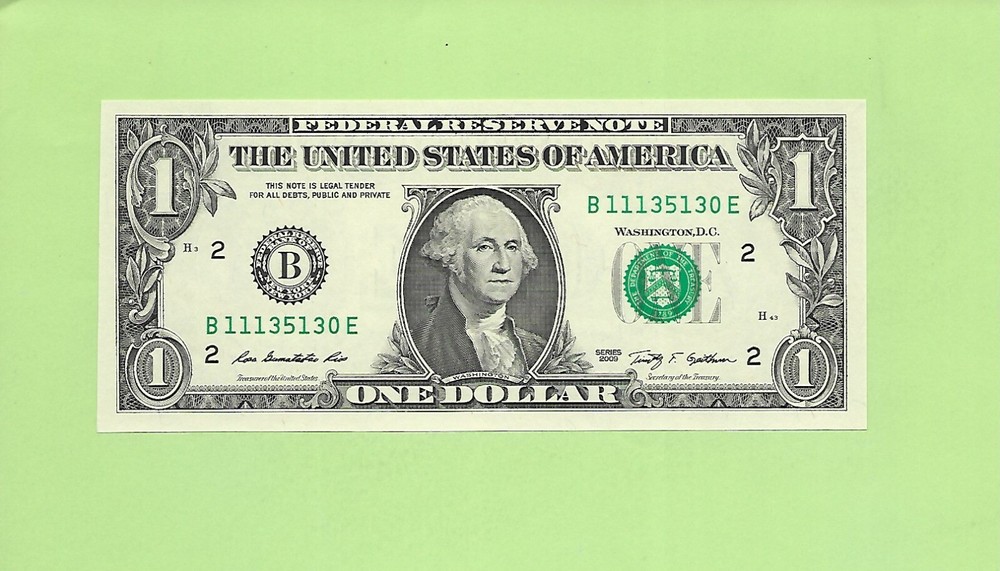 2009 ..UNCIRC $1  B 1113 5130 E  .... 2009  $1  B-E      NICE NOTE         FRN