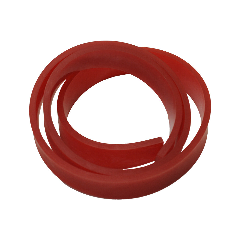 6FT 72" Silk Screen Printing Squeegee Blade 60 DURO Polyurethane Rubber Red