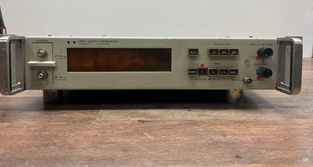 HEWLETT PACKARD Quartz Thermometer Nixie Tubes