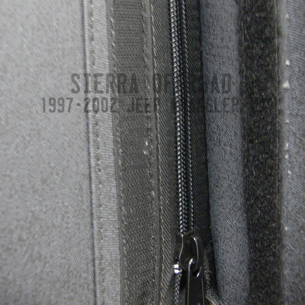 Jeep Wrangler TJ Soft top Replacement, 1997-2006, w/ Tinted Windows, Black Denim