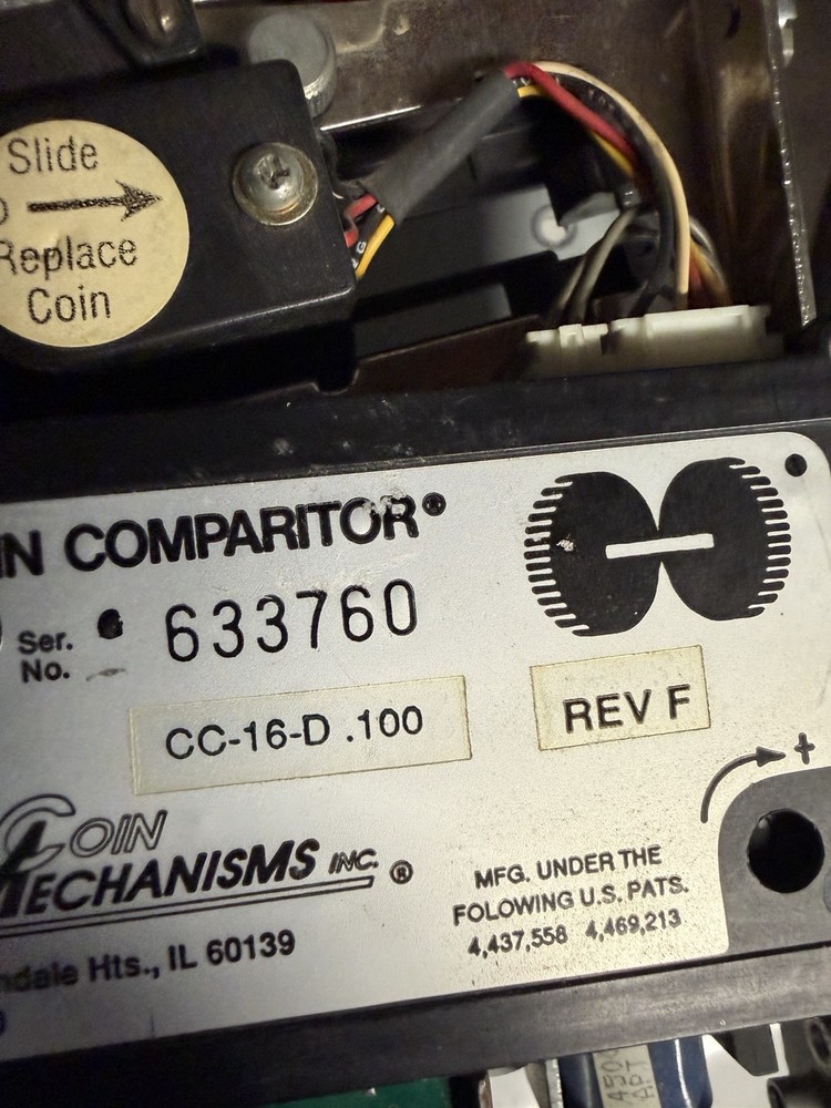 IGT S Plus PE Plus CC-16 Coin Comparitor