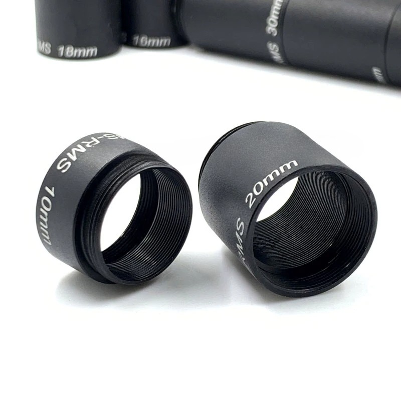 5-30mm Microscope Objective RMS Extenders Parfocal Length Extension Ring Adapter