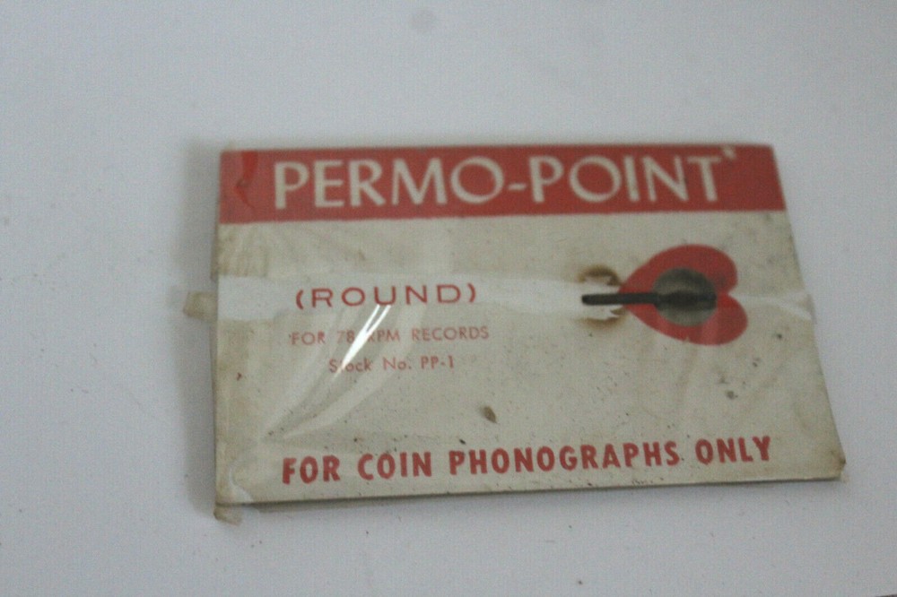 Permo-Point Jukebox/Phonograph   Needle Sealed