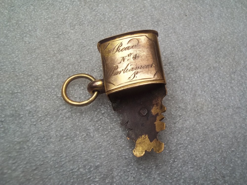 Antique 18th Century "Read" British Military Scabbard Fitting
