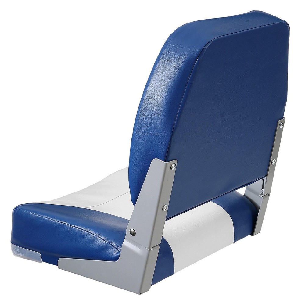 Robust 18.9in Boat Seat Low Back Fold-Down for Sightseeing Crafts