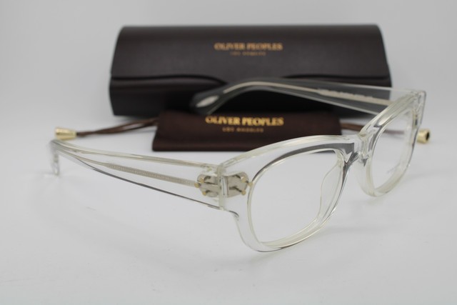 NEW OLIVER PEOPLES OV 5229 1101 BRADFORD CLEAR SILVER AUTHENTIC EYEGLASSES 50-20