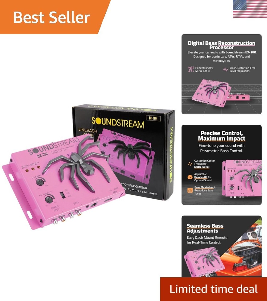 BX-10R Bass Restoration Processor with Parametric Bass Equalizer, Digital Bas...