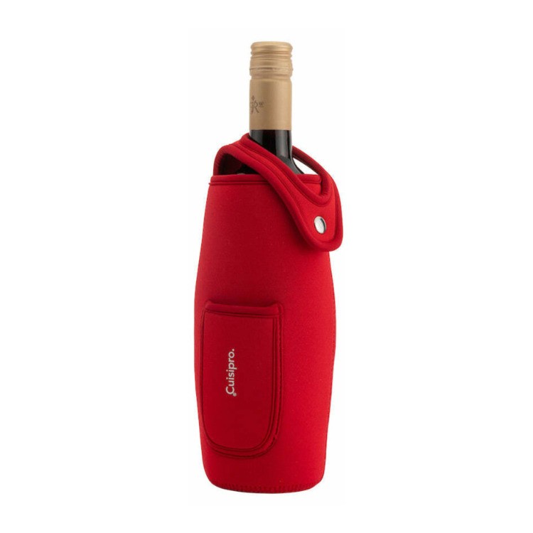 Cuisipro Drink Grip Wine Bottle Holder (Red) Kitchen