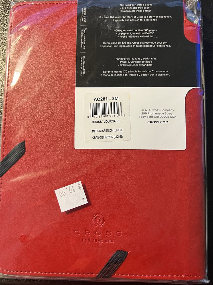 Cross Medium Classic Journal Factory Sealed