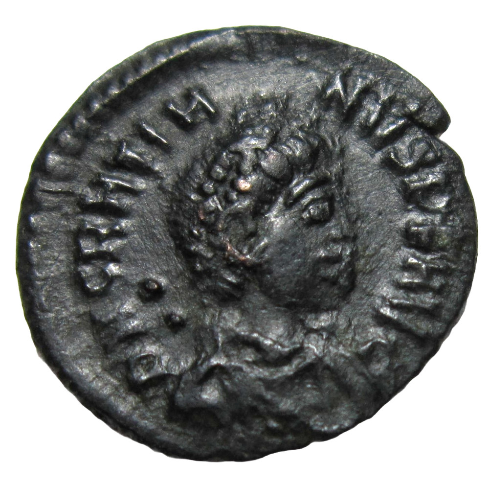 GRATIAN, 367-383 AD. AE 4.  HERACLEA MINT. WREATH REVERSE.
