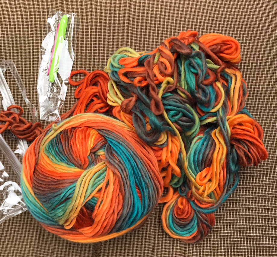 Ball Of Yarn Opened