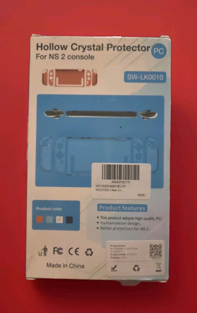 Clear Protector Case Nintendo Switch NS 2 Console SW-LK0010