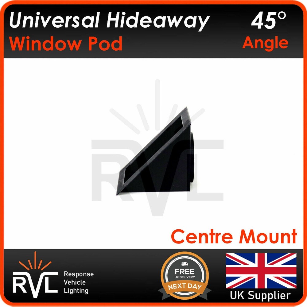 45 Degree Window Pods for LED HIDE AWAY LIGHTS Strobe Flashing beacon lightbars