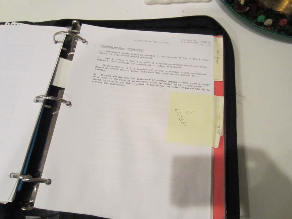 ORIGINAL GOM GENERAL OPERATING MANUAL OP SPECS GREAT FOR LEARNING BUSINESS