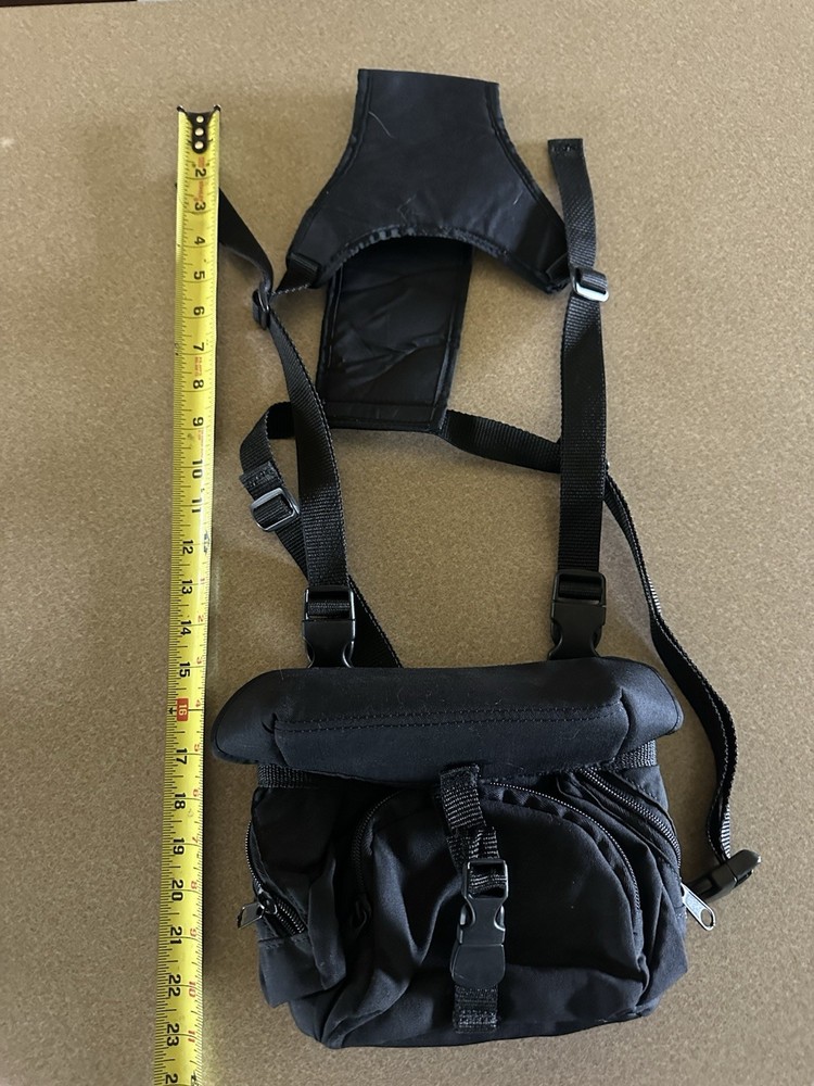 Nylon Binocular Carrying Case Main Compartment Plus Four More Fully Adjustable