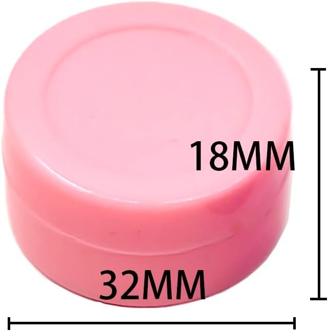 5ML Silicone Containers 50pcs Non-Stick Multi Use Multicolor