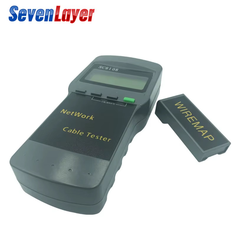 SC8108 Portable LCD Network Tester Meter&LAN Phone Cable Tester & Meter With LCD
