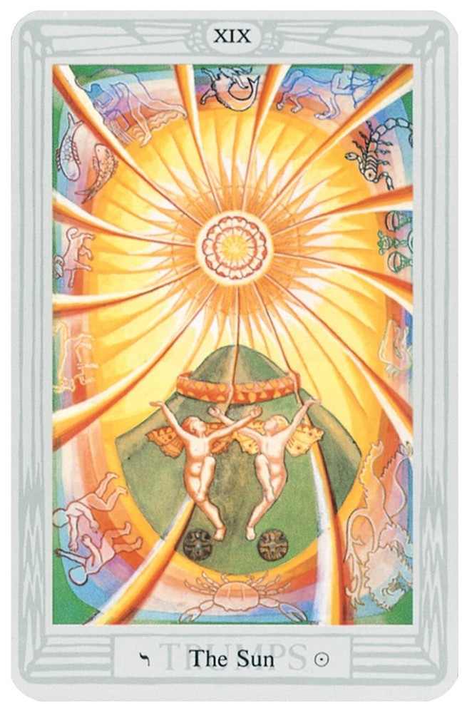Aleister Crowley Thoth Tarot Cards ~ 78 Card Deck + Spread Sheet + Instructions
