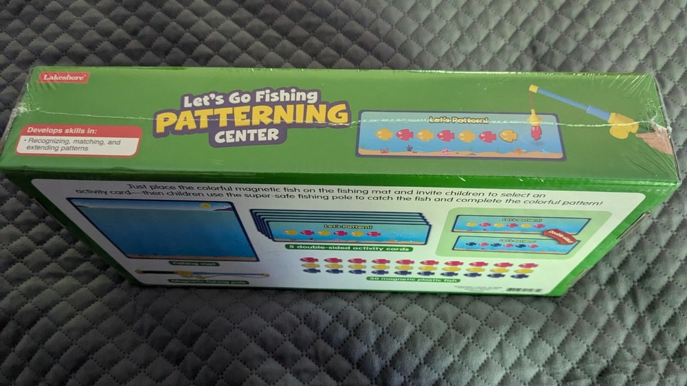 Lakeshore Let's Go Fishing Patterning Center