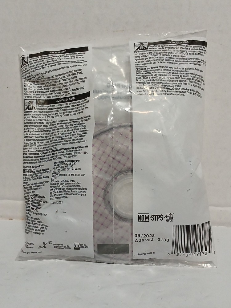 3M Advanced Particulate Filter 2297, P100