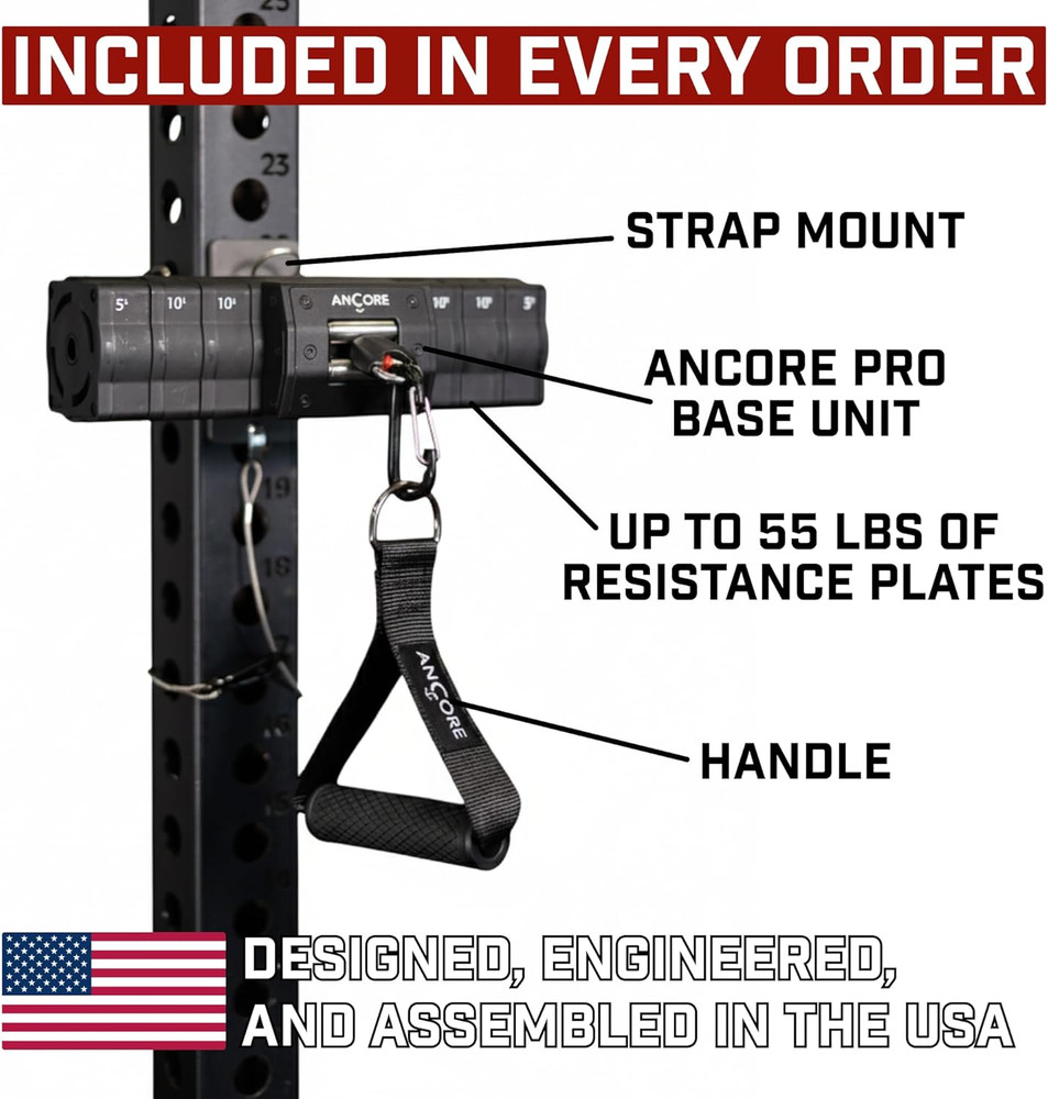Pro: Home Gym Cable Machine | Portable Workout System for Strength Training | Co