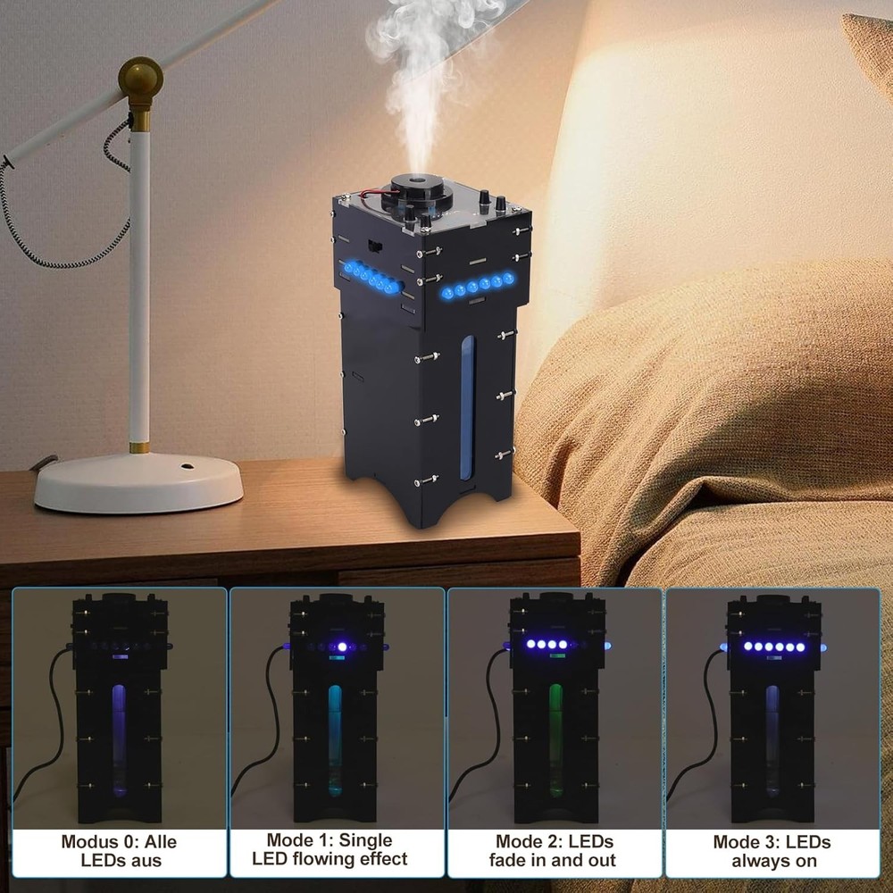 DIY Humidifier Soldering Practice Kit, Electronics Project with Time & Humidity