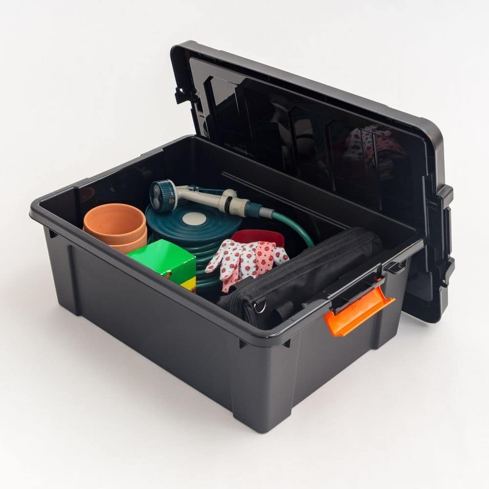 12 Gal. Heavy-Duty Stackable Storage Tote