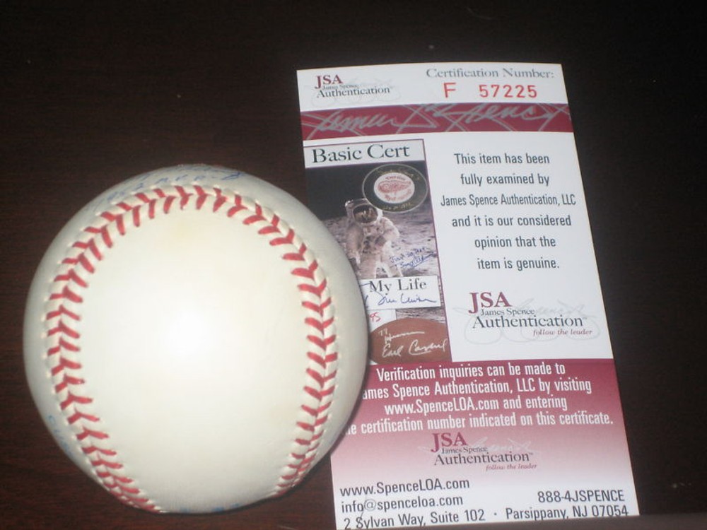 BOBBY SHANTZ AUTOGRAPHED SIGNED OAL BASEBALL JSA DEC.