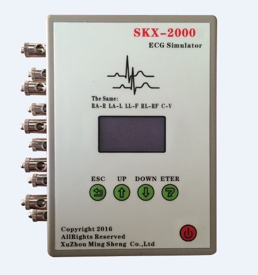 SKX2000D+ ECG Signal Simulator OLED Display ECG Signal Generator + 7 Waveforms