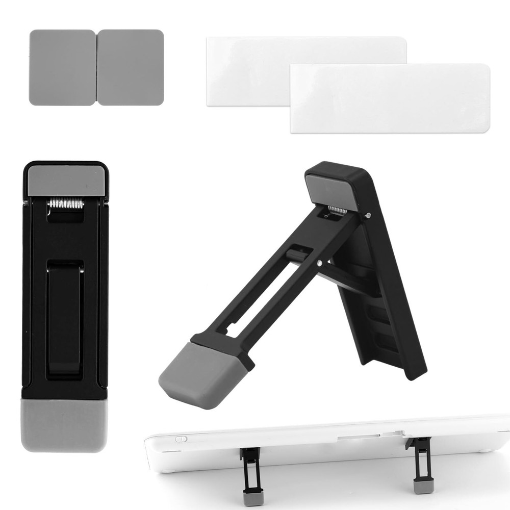2pcs Foldable Keyboard Riser Stand for Desk Adjustable Tilt & Portable Mini L...