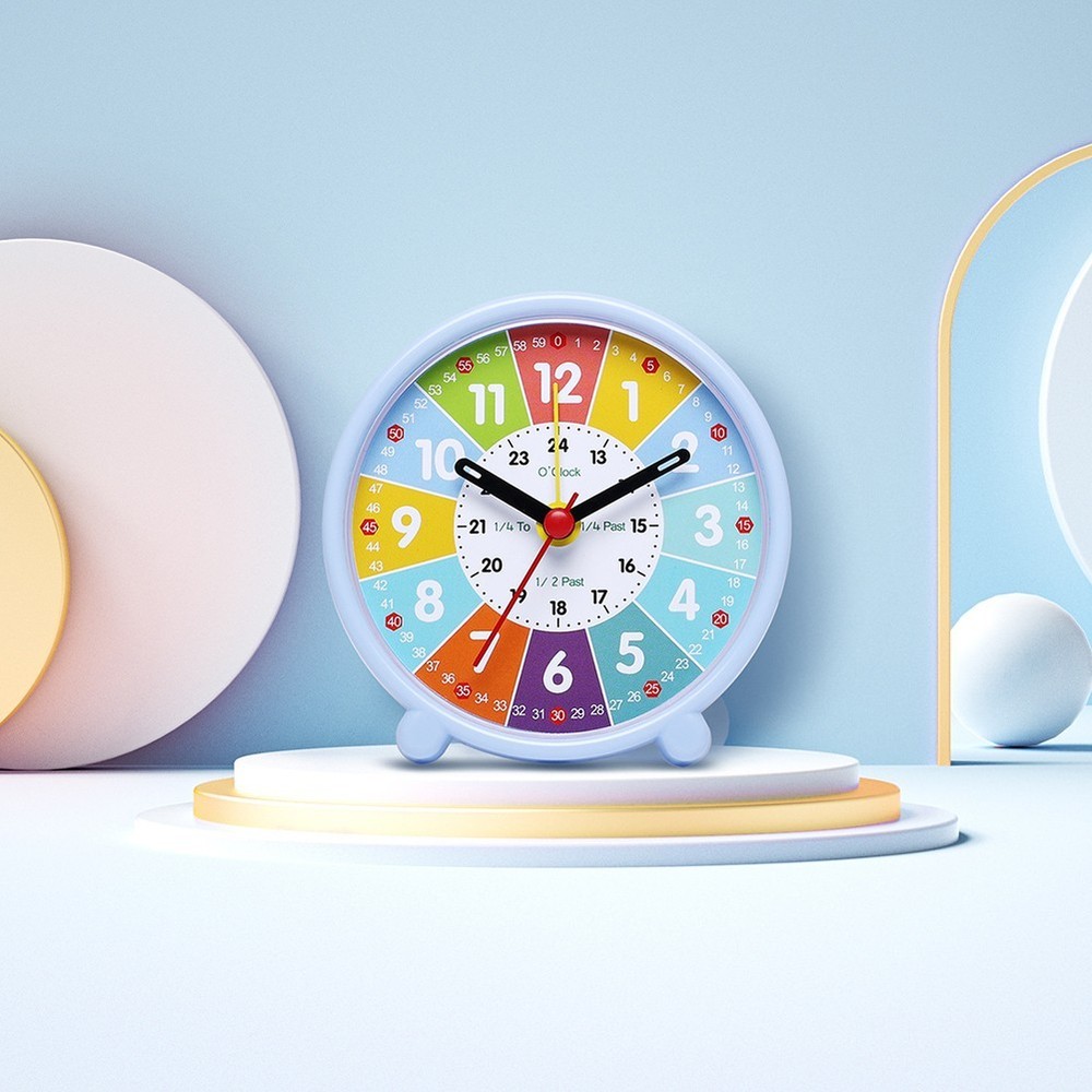 Kid's Classroom Clock Analog And Digital Time Learning Comprehensive Time Tool