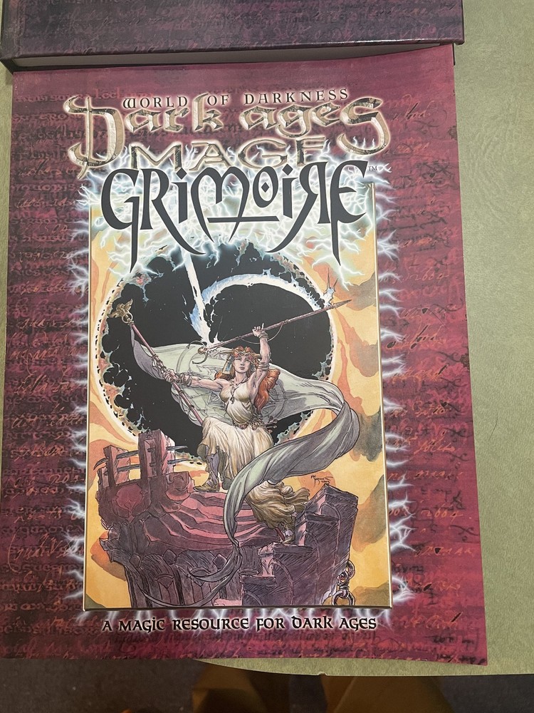 White Wolf Dark Ages - Mage Grimoire Very Good Condition