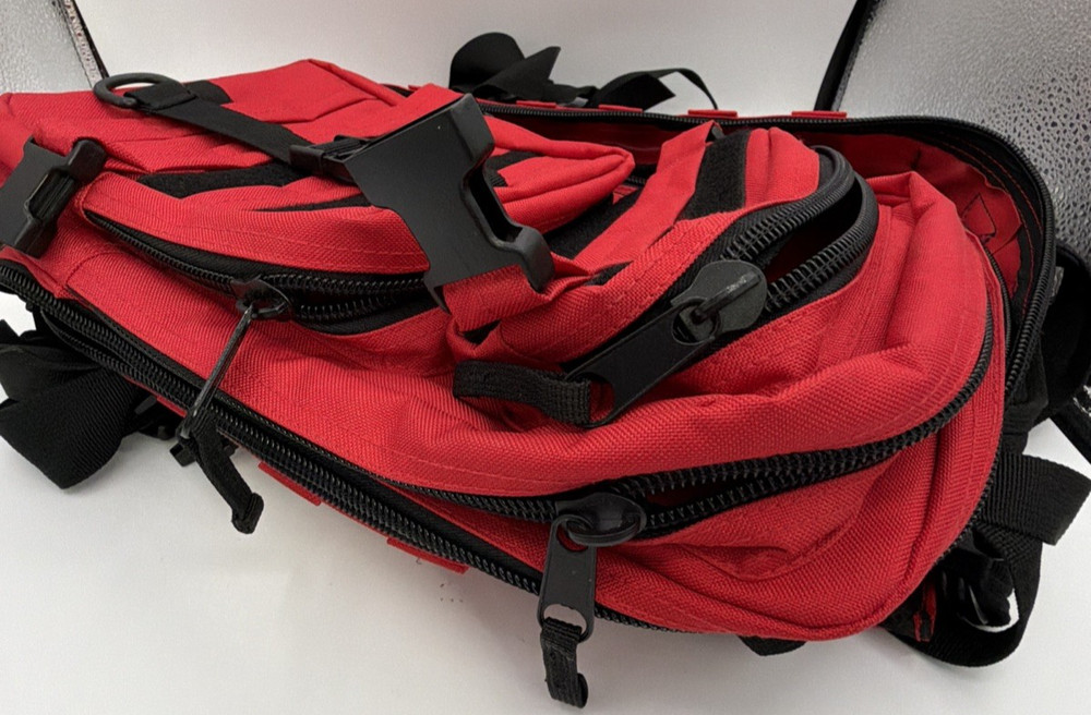 Tactical Backpack Assault Pack Rucksack Molle Bag Red