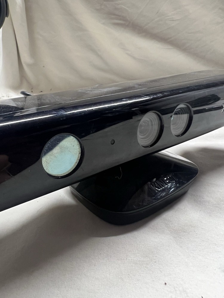 Official Microsoft Xbox 360 Black Kinect Sensor Bar Model 1414 Good Working Cond