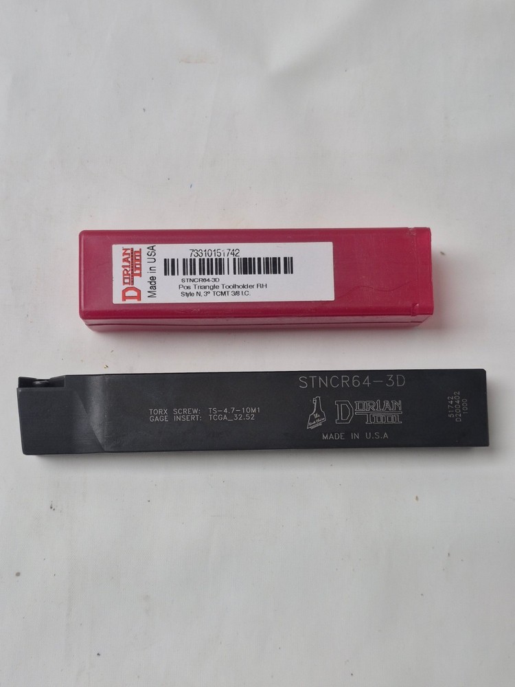 DORIAN STNCR64-3D INSERT HOLDER TCMT 3/8 IC