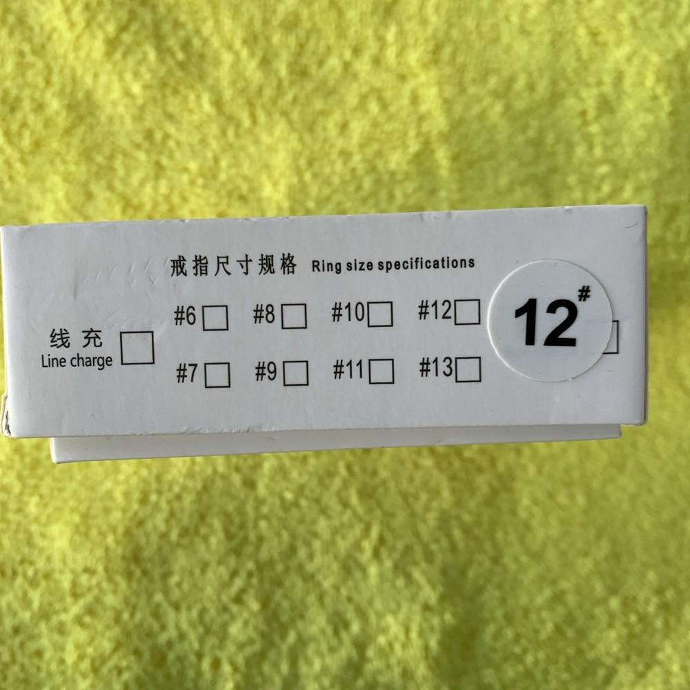 Smart Ring Size 12, Silver (New in the Box)