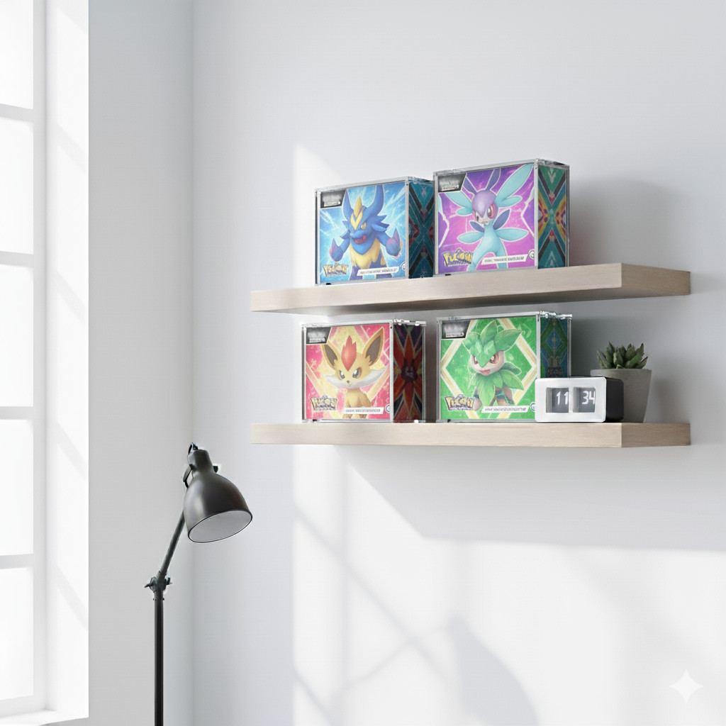 Pokemon Premium ETB Magnetic Acrylic Display Case | 8mm + 5mm Acrylic